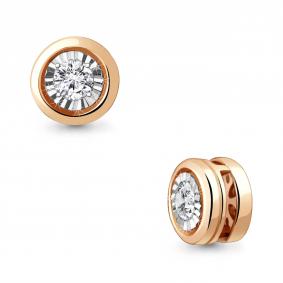 Золотая подвеска AQUAMARINE 920126к с бриллиантом 920126к фото