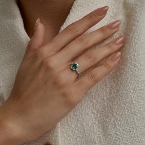 Серебряное кольцо SOKOLOV 92014855 с фианитом и агатом 92014855 фото