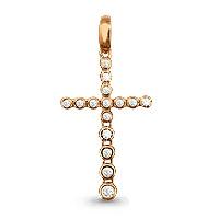 Золотая подвеска AQUAMARINE 920192к с бриллиантом 920192к фото