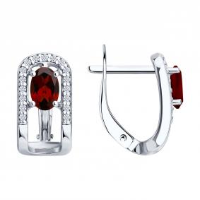 Серебряные серьги SOKOLOV 92023277 92023277 фото