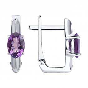 Серебряные серьги SOKOLOV 92025347 92025347 фото