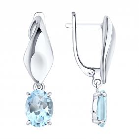 Серебряные серьги SOKOLOV 92025351 92025351 фото