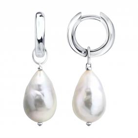 Серебряные серьги SOKOLOV 92025391 с жемчугом 92025391 фото