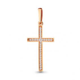 Золотая подвеска AQUAMARINE 920262к с бриллиантом 920262к фото