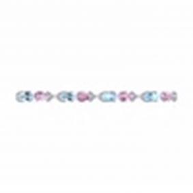 Серебряный браслет SOKOLOV 92050107-91 с топазом, фианитом и аметистом 92050107-91 фото