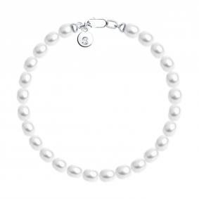 Серебряный браслет SOKOLOV 92050144-91 с жемчугом 92050144-91 фото