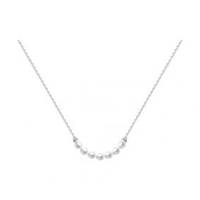 Серебряное колье SOKOLOV 92070061 с жемчугом 92070061 фото