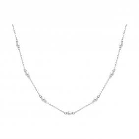 Серебряное колье SOKOLOV 92070064-91 с жемчугом 92070064-91 фото