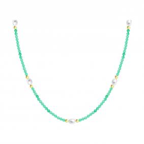 92070120: Колье из серебра с полудрагоценными вставками 92070120 фото