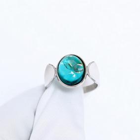 Серебряное кольцо Дарвин 920701352aa-з с янтарём 920701352aa-з фото