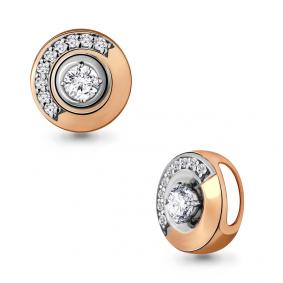 Золотая подвеска AQUAMARINE 920872к с бриллиантом 920872к фото