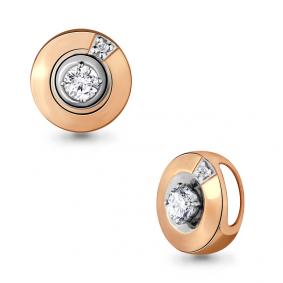 Золотая подвеска AQUAMARINE 920875к с бриллиантом 920875к фото