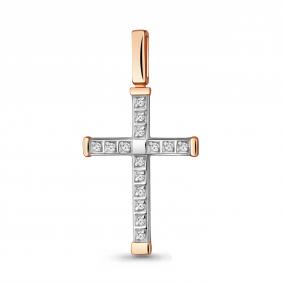 Золотая подвеска AQUAMARINE 920941к с бриллиантом 920941к фото