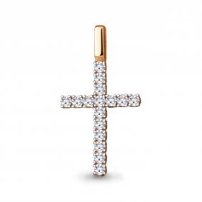 Золотая подвеска AQUAMARINE 920963к с бриллиантом 920963к фото