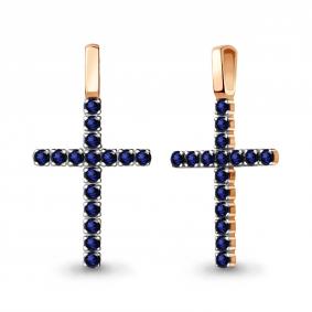 Золотая подвеска AQUAMARINE 920995кс с сапфиром 920995кс фото