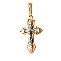 Золотая подвеска AQUAMARINE 922231к с бриллиантом 922231к фото