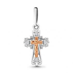 Золотая подвеска AQUAMARINE 922240к с бриллиантом 922240к фото