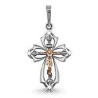 Золотая подвеска AQUAMARINE 922418к с бриллиантом 922418к фото