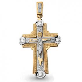 Золотая подвеска AQUAMARINE 922622к с бриллиантом 922622к фото