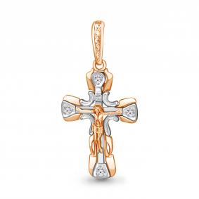 Золотая подвеска AQUAMARINE 922652к с бриллиантом 922652к фото