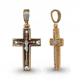 Золотая подвеска AQUAMARINE 922718к с бриллиантом 922718к фото