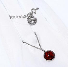 Серебряное колье Дарвин 925041138ca-к с янтарём 925041138ca-к фото