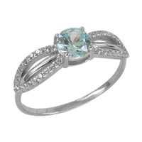 Серебряное кольцо Золотые узоры 93-01-0008-02 с фианитом и кристаллом Swarovski 93-01-0008-02 фото