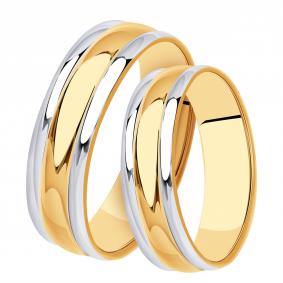 Обручальное кольцо из золочёного серебра 5,5 мм Diamant 93-111-01452-1 93-111-01452-1 фото