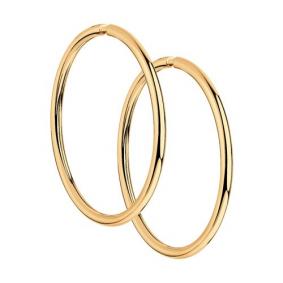 Серьги из золочёного серебра Diamant 93-124-01215-1 93-124-01215-1 фото