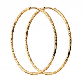 Серьги из золочёного серебра Diamant 93-124-01870-1 93-124-01870-1 фото