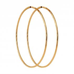 Серьги из золочёного серебра Diamant 93-124-01880-1 93-124-01880-1 фото