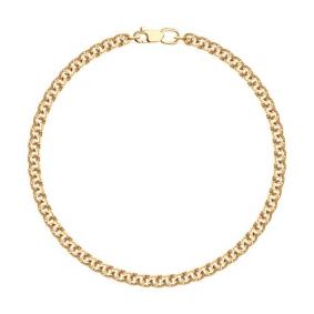 Браслет плетение Бисмарк из золочёного серебра Diamant 93-150-14050-1 93-150-14050-1 фото