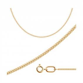 Цепь плетение Панцирное из золочёного серебра Diamant 93-180-02050-1 93-180-02050-1 фото