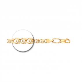 Цепь плетение Лав из золочёного серебра Diamant 93-180-08050-1 93-180-08050-1 фото