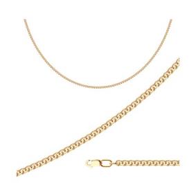 Цепь плетение Бисмарк из золочёного серебра Diamant 93-180-14045-1 93-180-14045-1 фото