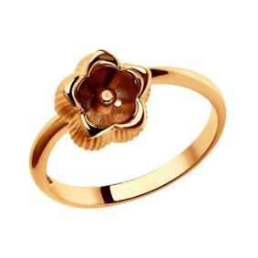 Кольцо из золочёного серебра SOKOLOV 93010661 93010661 фото