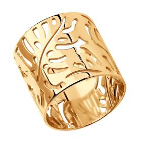 Кольцо из золочёного серебра SOKOLOV 93011066 93011066 фото