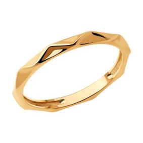 Кольцо из золочёного серебра SOKOLOV 93011100 93011100 фото