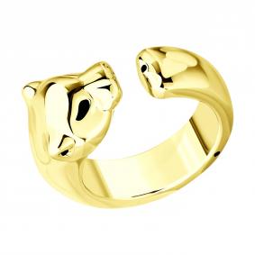 Кольцо из лимонного серебра SOKOLOV 93011209 с эмалью 93011209 фото