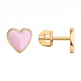 Серьги из золочёного серебра SOKOLOV 93022400 с эмалью 93022400 фото