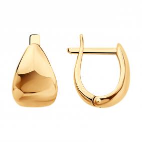 Серьги из золочёного серебра SOKOLOV 93022454 93022454 фото