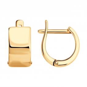 Серьги из золочёного серебра SOKOLOV 93022456 93022456 фото