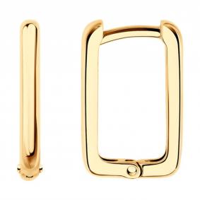 Серьги из золочёного серебра SOKOLOV 93022486 93022486 фото