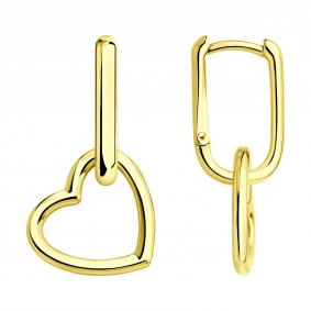 Серьги-трансформеры из лимонного серебра SOKOLOV 93022493 93022493 фото