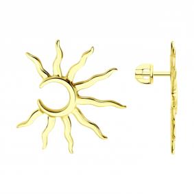 Серьги из лимонного серебра SOKOLOV 93022531 93022531 фото