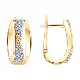 Серебряные серьги SOKOLOV 93022554 93022554 фото