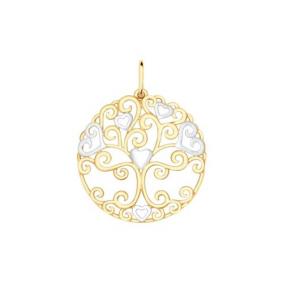 Подвеска из золочёного серебра SOKOLOV 93030297 93030297 фото