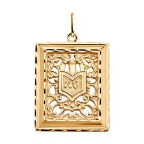 Подвеска из золочёного серебра SOKOLOV 93030564 93030564 фото