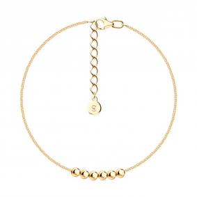 Браслет из золочёного серебра SOKOLOV 93050184 93050184 фото