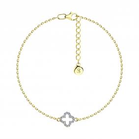 Браслет из лимонного серебра SOKOLOV 93050219 с фианитом 93050219 фото